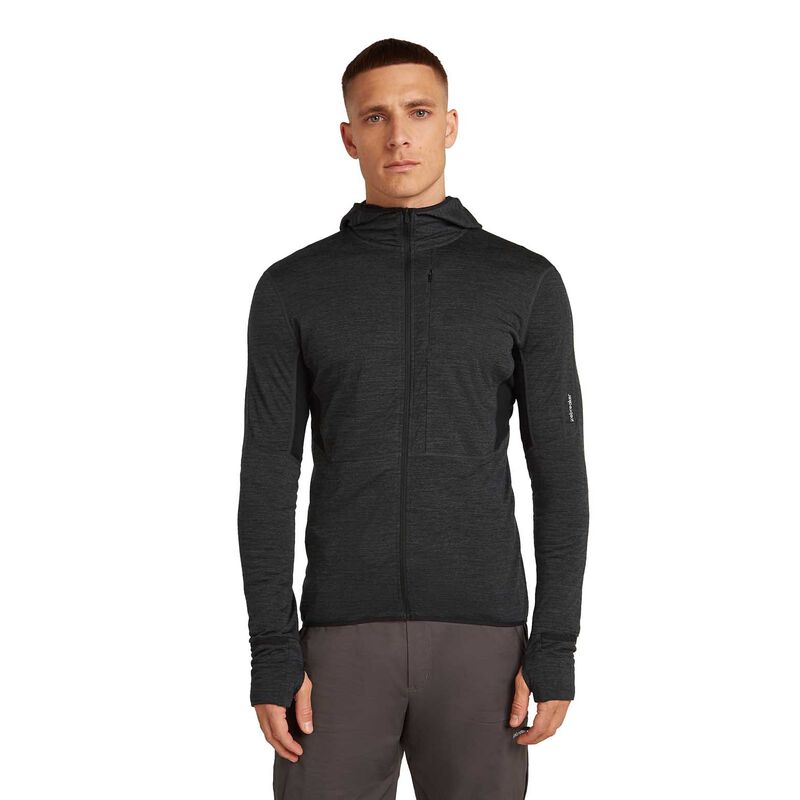 Icebreaker M Merino Blend 200 RealFleece Descender LS Zip Hoodie image number 8